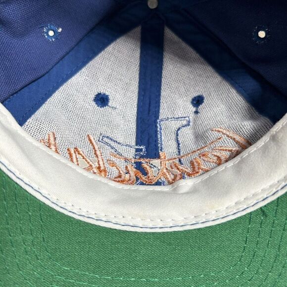 Vintage Kentucky Wildcats Hat Snapback NCAA College The Game Script Blue Cap - Picture 5 of 7